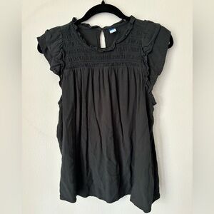 Old Navy Dark Gray Blouse Size M